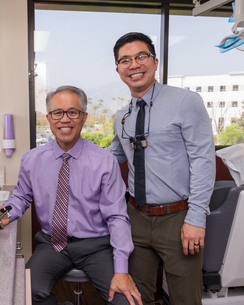 Dr. Peter Young and Dr. Clifford Young in the Arcadia office